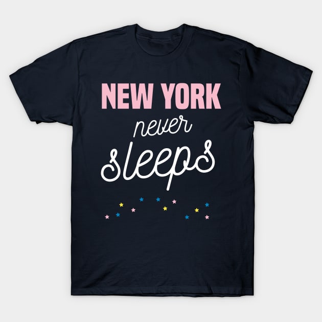 New York never sleeps T-Shirt by Malikom